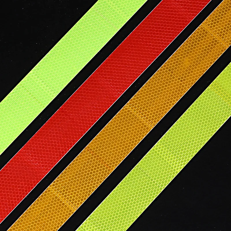 5 cm * 100 cm Auto Reflektierende Aufkleber Selbstklebende Warnung Sicherheit Reflexion Band Fahrrad Zubehör