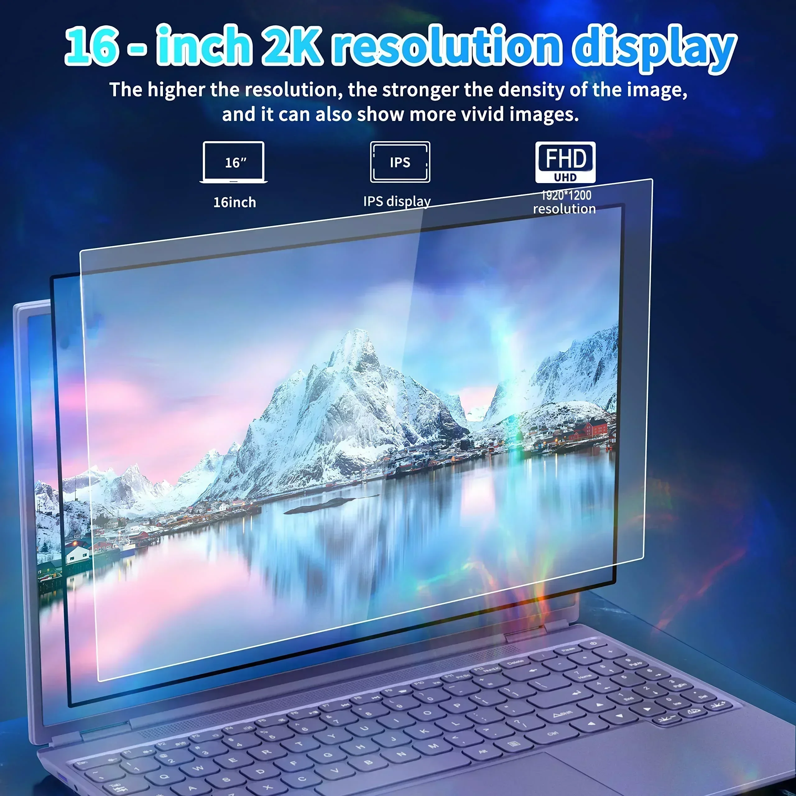 Crelander-Intel Celeron N5095プロセッサを搭載した16インチIPSディスプレイを搭載したビジネスラップトップ,12GB RAM,クアッドコア,Bluetooth 5.0