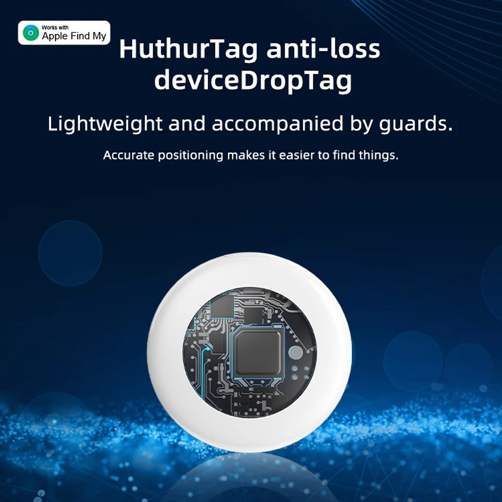 Timethinker Smart Bluetooth GPS Tracker Airtag Work with Apple Find My APP ITag Anti Lost Locator Pet Finder Air Tags for IOS