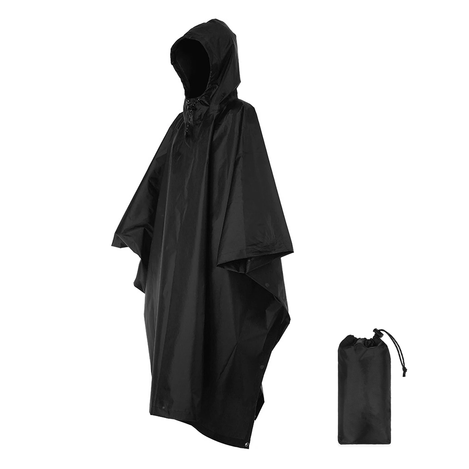 Poncho de Pluie Imperméable 3 en 1, Manteau de Pluie observateur à Capuche, Polymères de Pique-Nique, Couverture, Abri Soleil pour Camping en Plein Air, SubKREscalade