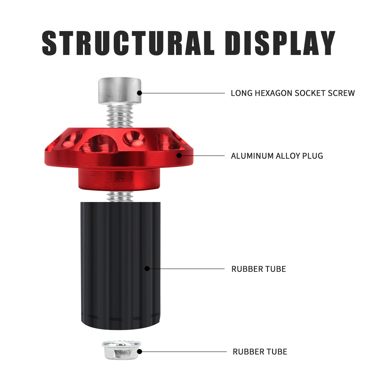 2 szt. Zaślepki kierownicy motocyklowej, slidery, akcesoria do motocykli Honda Yamaha Dirt Bike, czarne, czerwone, srebrne