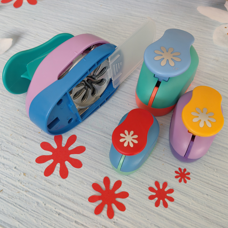 1pc 8mm15mm 25 ミリメートル 38 ミリメートル 75 ミリメートルデイジースクラップブックパンチ手作りカッターカードキャリコ印刷 DIY 花ペーパークラフトパンチ穴パンチャー