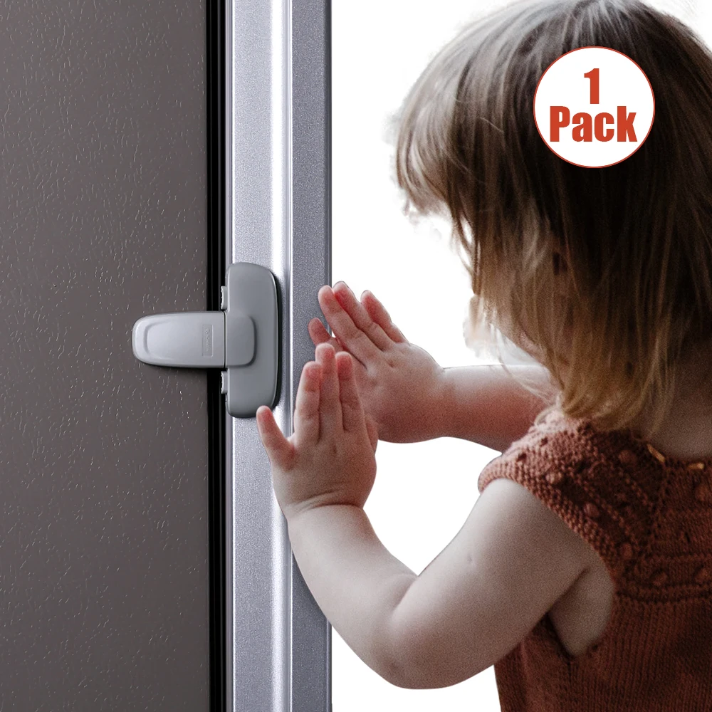 EUDEMON 1 Máy Tính An Toàn Cho Bé Tủ Lạnh Chặn Cửa Xà Đơn Gắn Cửa Tủ Lạnh Khóa Trẻ Em An Toàn Tủ Đông Khóa Ngăn Trẻ Em Từ mở Tủ Lạnh