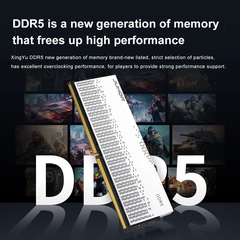JUHOR Memoria Ram DDR5 RAM 16GB 5600MHz 6000MHz DIY Computer Gaming Desktop Geheugen