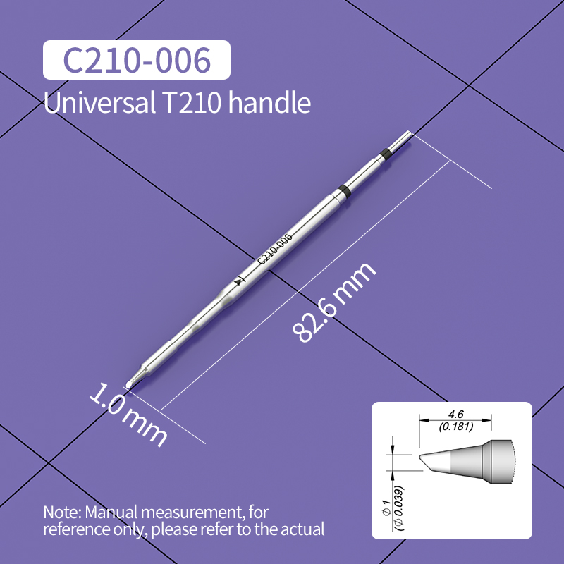Паяльные жала C210, совместимые с ручкой JBC T210 для сварочной сопла станции CD-2SD/2SHE C210-001 C210-007 C210-008 C210-018