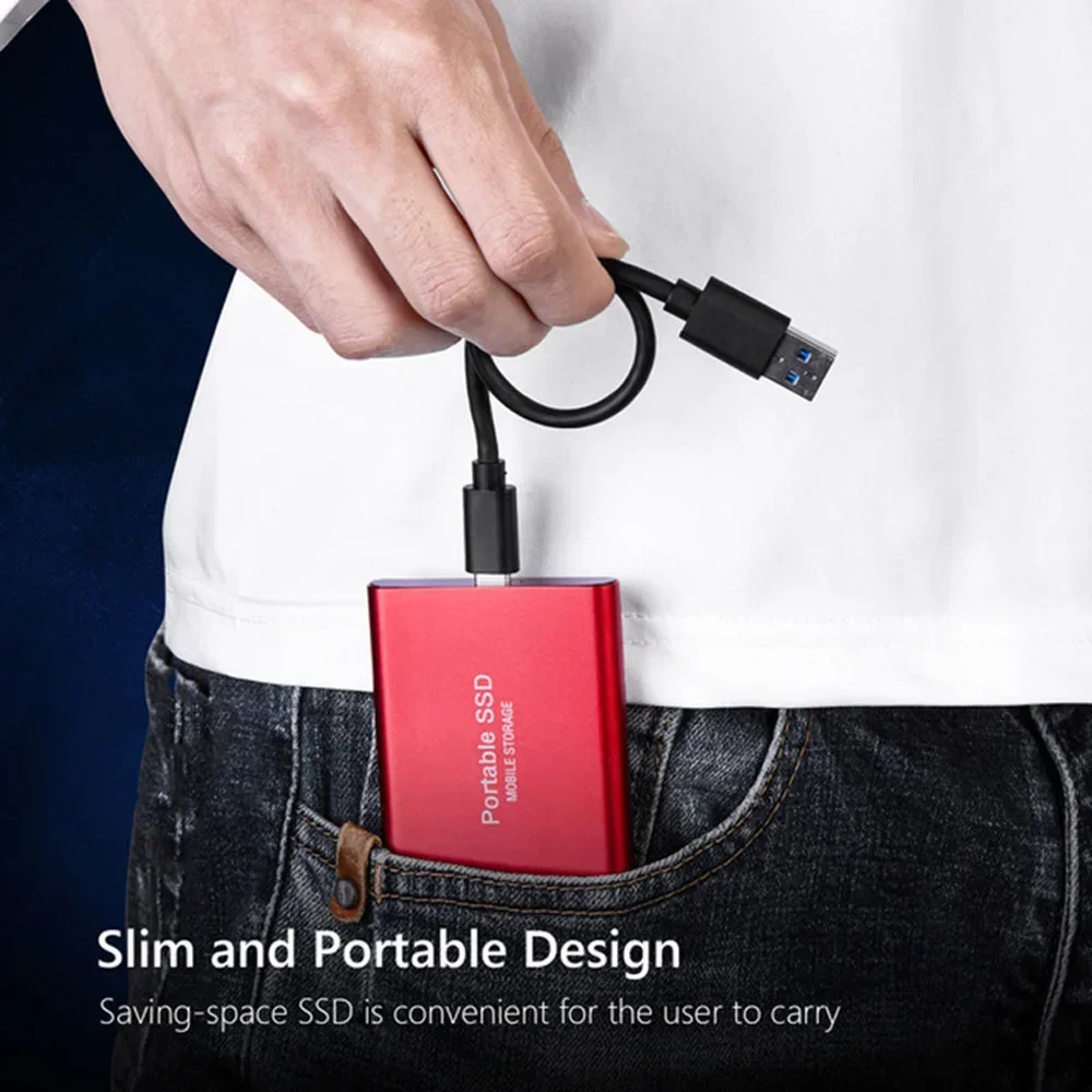 High-speed  1TB External Hard Drive Portable 2TB Mobile Solid State Drive External Mini Hard Disk for Laptop/MAC/Desktop New