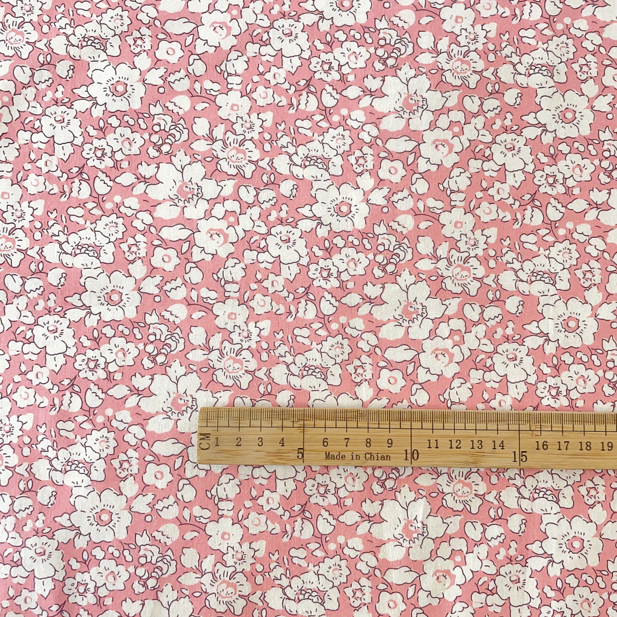 0.5m/1m/3m liberty cor floral impressão 100% algodão popeline tecido adequado para roupas infantis vestidos diy costura artesanato