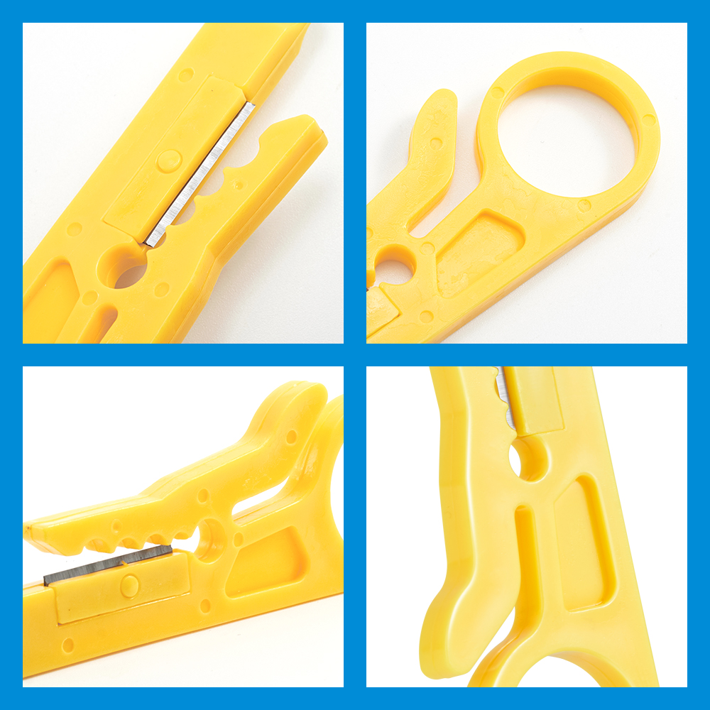1pc Abisolier messer Crimp zange Crimp zange Kabel Abisolier Drahts ch neider Multi Werkzeuge Schnittlinie multifunktion ale Handwerkzeuge