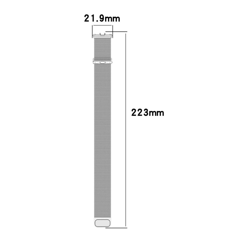 สายรัดโลหะแม่เหล็กสําหรับ Samsung Galaxy Fit3 สมาร์ทสายรัดข้อมือ Milanese Magnetic Loop สําหรับ Fit 3 สายรัดข้อมือ