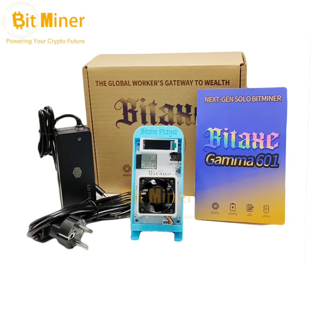 Nieuwste Btc Mining Machine Bitaxe 601 Gamma Miner crypto miner 1.2T Asic Chip Crypto Miner BTC Miner Bitcoin Miner stil thuisgebruik