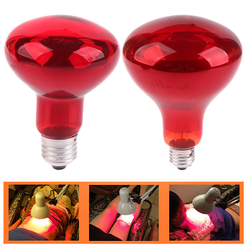 Lampadine per fisioterapia a infrarossi 100W 150W terapia di riscaldamento lampada rossa per il dolore al collo del corpo artrite rilassamento articolare muscolare sollievo dal dolore