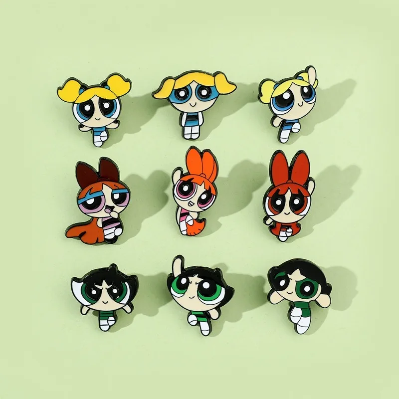 Distintivo smaltato per ragazza volante Divertente cartone animato Zaino Spilla Accessori Anime Gioielli Abbigliamento Distintivo Spilla regalo per bambini Accessori