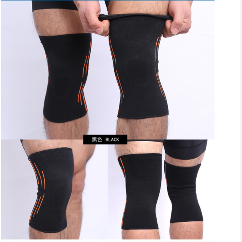 สนับเข่า2ชิ้น, สนับเข่าอุ่นป้องกันข้อต่อปลอกป้องกัน Relief ปวดสะบ้าทำให้รั้งฟุตบอลวิ่ง