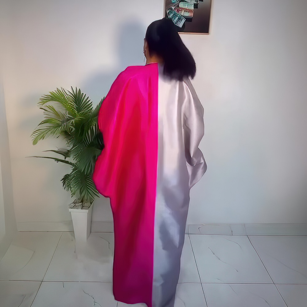 女性のためのカラフルなアフリカのドレス,刺embroideryの装飾,ファッショナブルな服