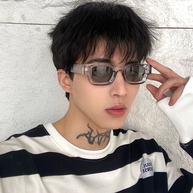 Kleine Rechthoek Zonnebril Dames Heren Vintage Merk Designer Vierkante Luxe Zonnebril Shades Vrouwelijke Camber Concave Zonnebril