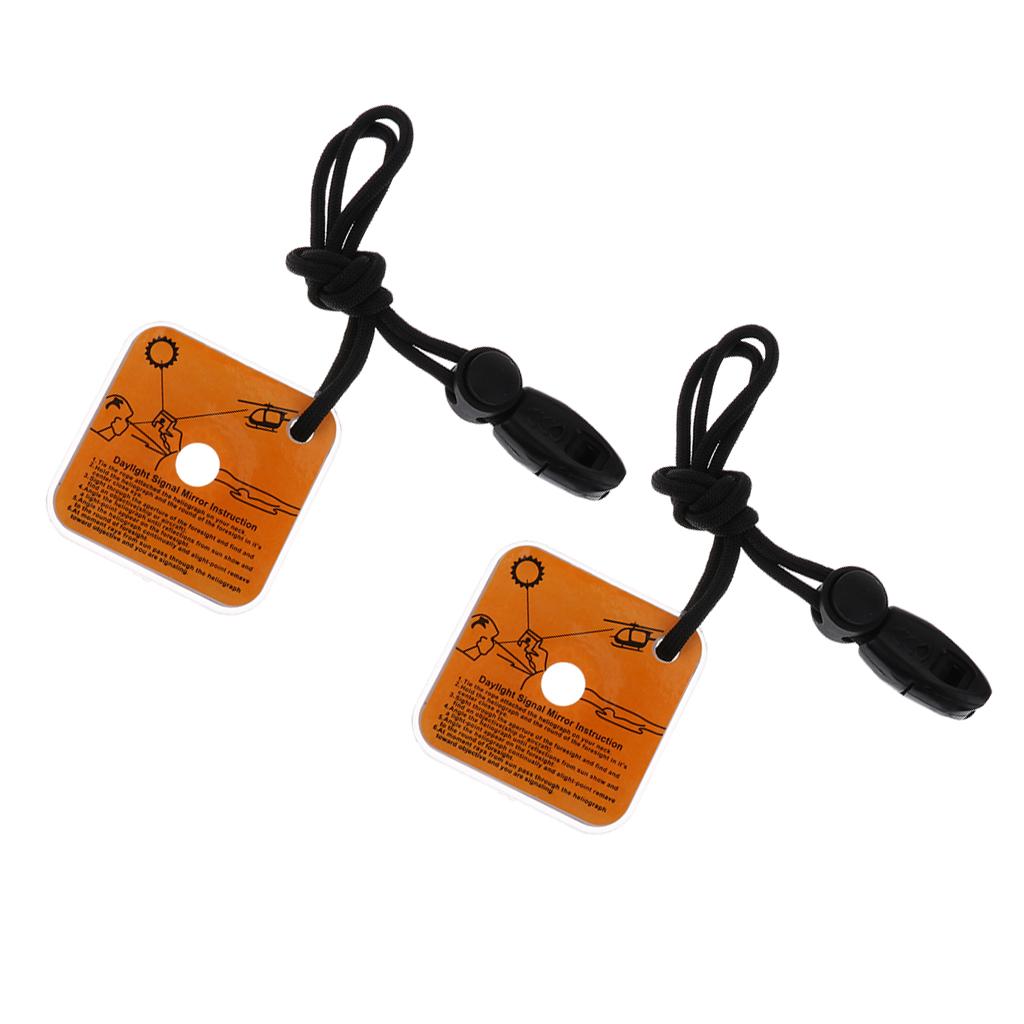 2pcs Reflective Lightweight Survival Emergency Boating Sports