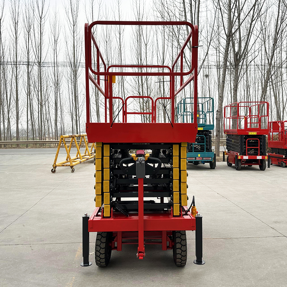 ขายร้อนไฮดรอลิกแบบพกพา Lift Platform Mini Scissor Lift โต๊ะทํางานสําหรับงานทางอากาศ