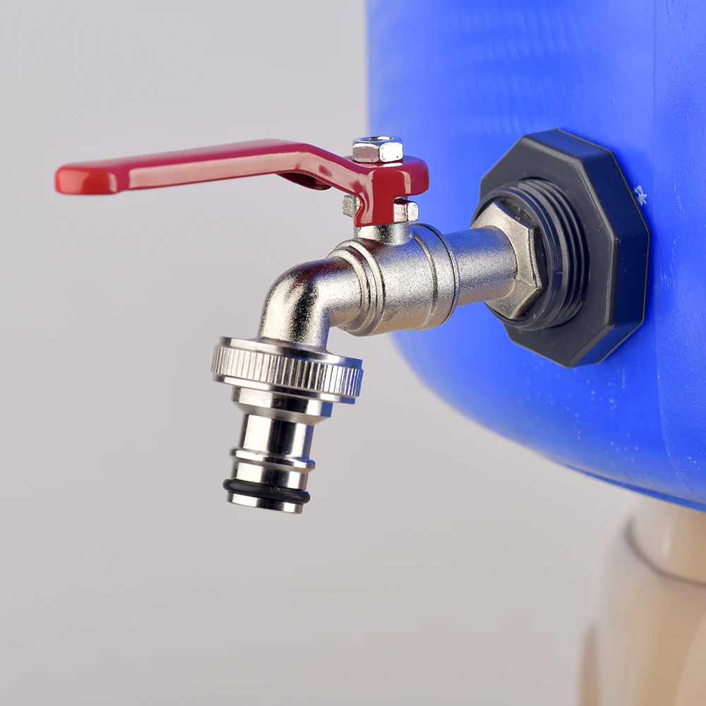 Aquarium Water Tank Divider Kit - Durable PVC Construction, Easy-Install Bulkhead Fitting & Hose Adapter for Fish Tanks and Pond