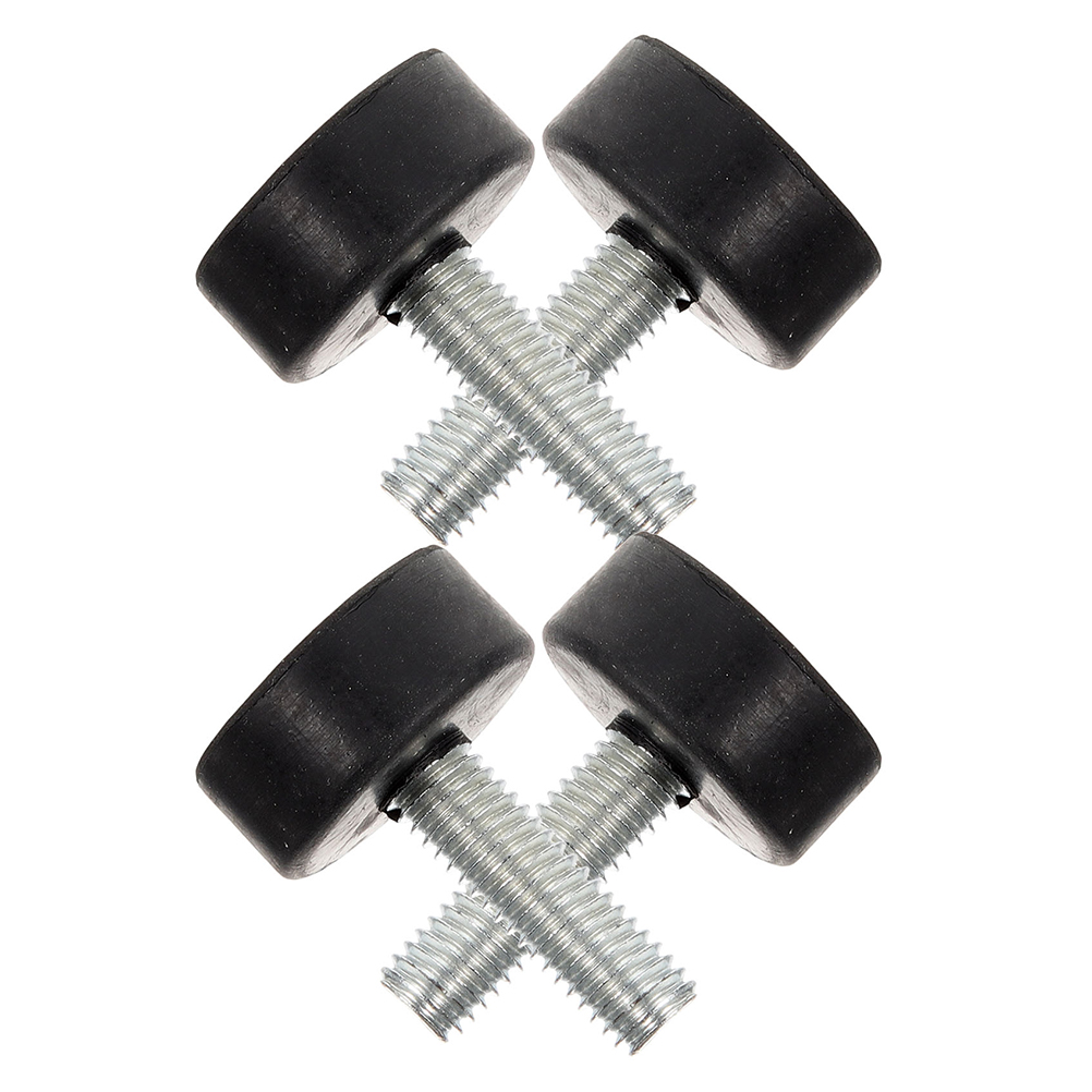 4 Pcs Table Legs Leveling Screws Small Rubber Feet for Cutting Board Leveler Adjustable Furniture Iron