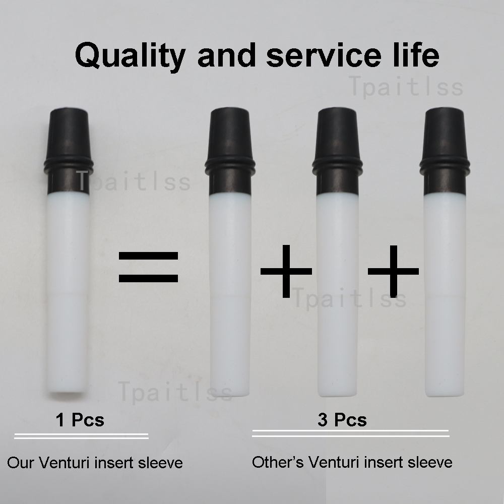 Tpaitlss 5/10/20/50/100pcs Venturi insert sleeve 1006485 for IG06 Electrostatic Coating powder injector pump 1006485#