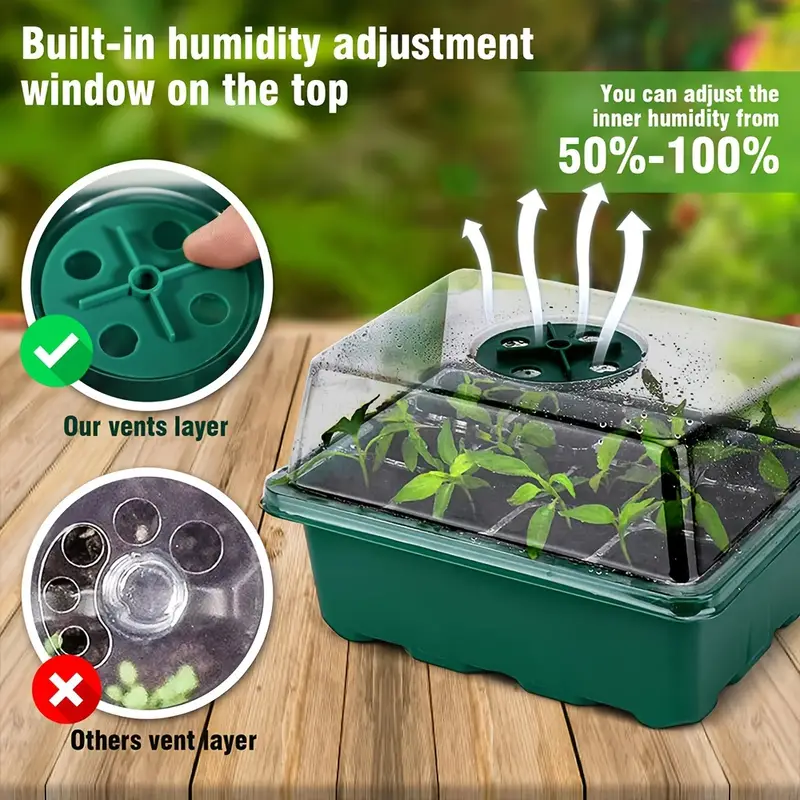 1PC Sämling Topf Grün: Pflanzen Umpflanzen Multifunktionale Gartenarbeit Pflanz Topf Pflege Sämling Box Wachsen Töpfe