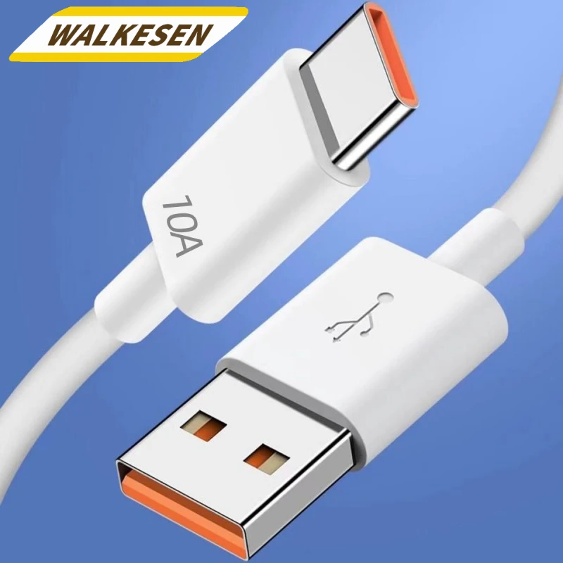 Cable de datos de carga rápida USB C de 120W 10A para iPhone Samsung Xiaomi Huawei tipo C Cable de datos de teléfono móvil Cable de carga súper rápida