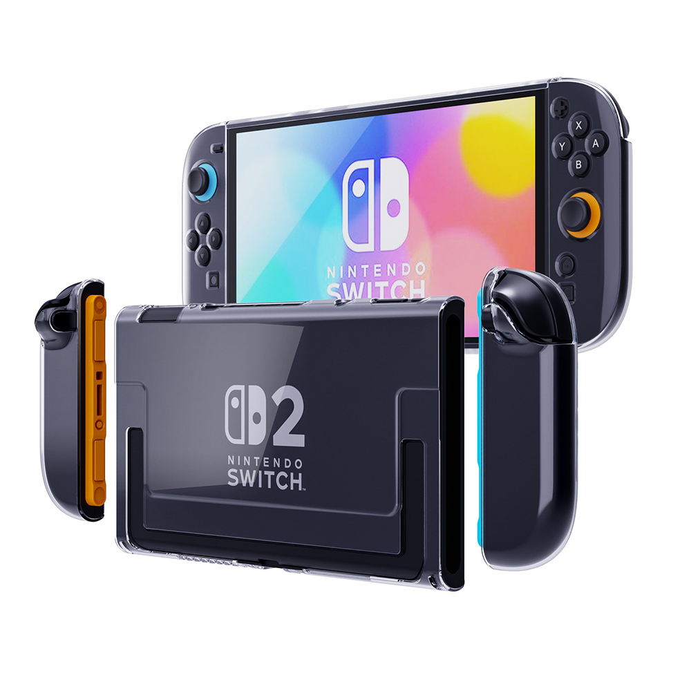 Съемный переключатель 2025 года 2 Joycon, чехол из ТПУ, защитный чехол с кристаллами и защитой от царапин, совместимый с консолью Nintendo Switch 2 Gmae