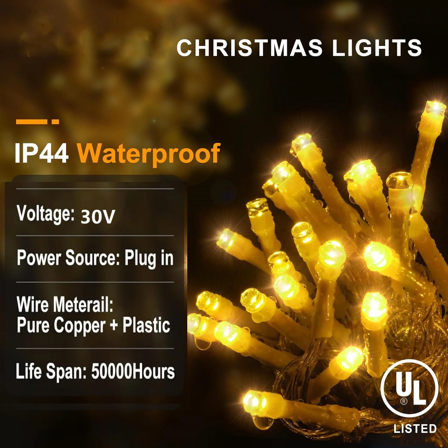 4-32m Christmas Festoon Led Icicle Curtain Lights Outdoor Flash Fairy String Light Clear Wire New Year Decorations