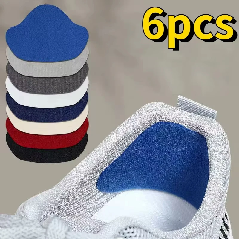 Sovvenzione per la riparazione del tallone Scarpe appiccicose Foro Scarpe da ginnastica Solette Patch Cuscinetti per tallone Tacchi Adesivo Protezione Cura del piede Inserti antiusura 4 PZ