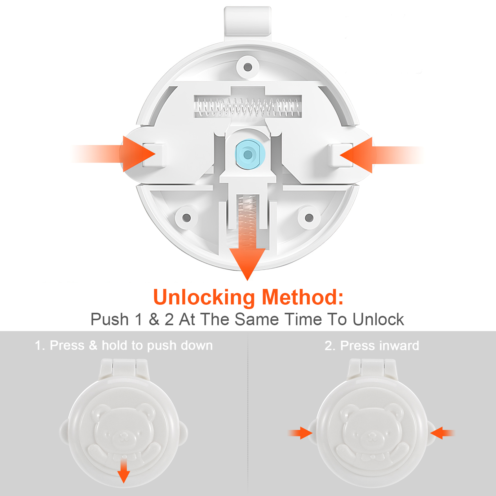 4 Stück Schutzkappe Waschmaschine Kinder sicherer Geräte knopf Sicherheits schloss Trockner Baby Sicherheits schutzhülle