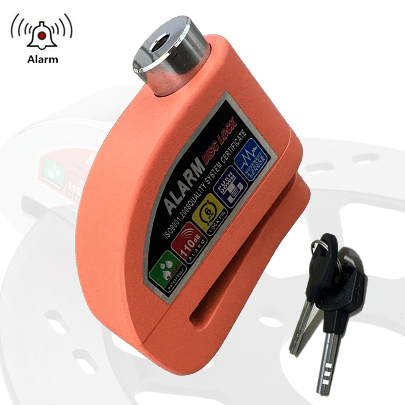Falante Motorcycle Alarm Lock Safety Anti-Theft Disc Brake Alarm Aluminum Alloy Safety Anti-Theft  bicycle scooter Lock