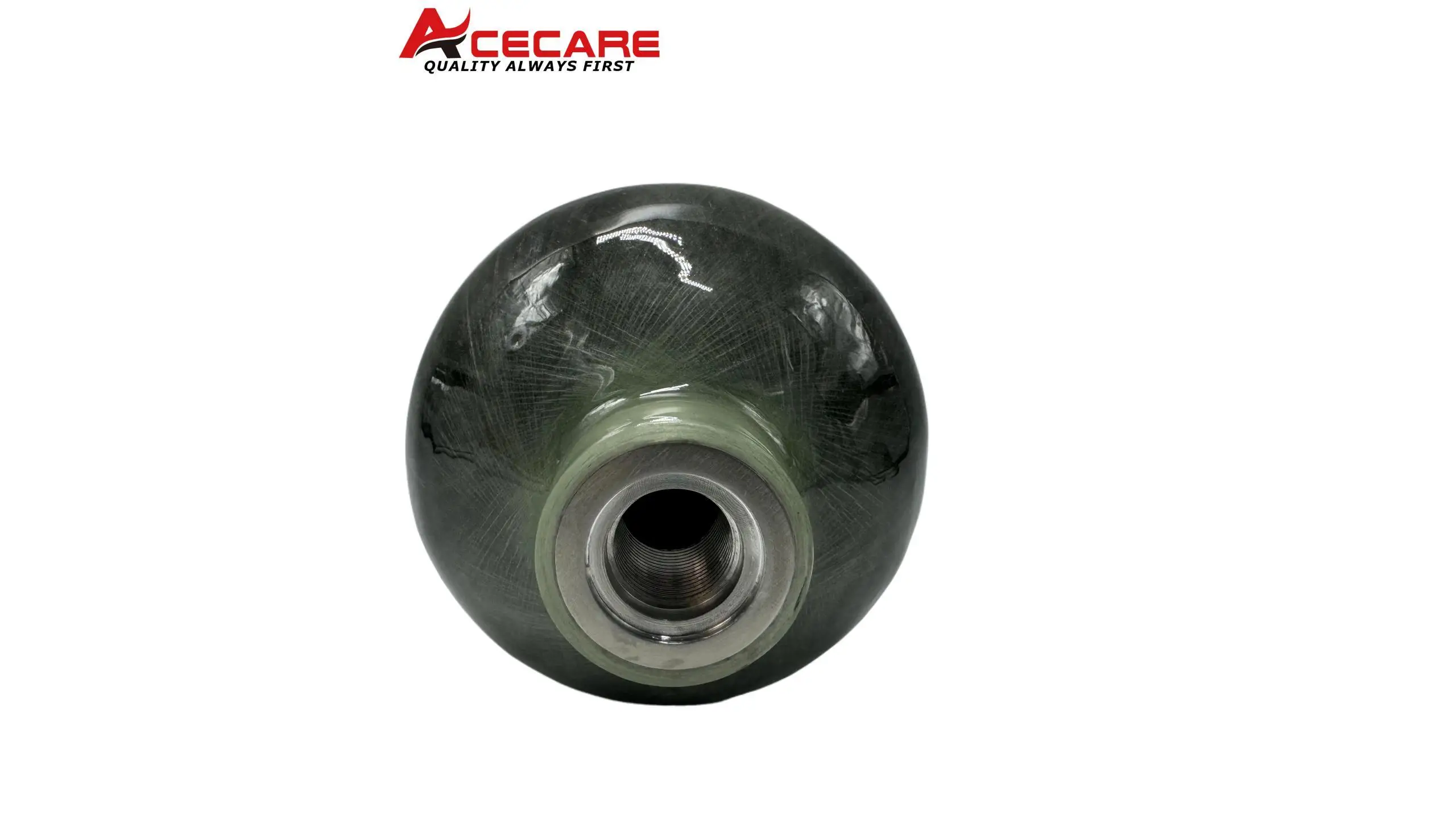 ACECARE-cilindro de fibra de carbono para buceo, 4500PSI, 300bar, 30MPa, 1,1 L, CE, botella HPA, tanque de alta presión M18 x 1,5