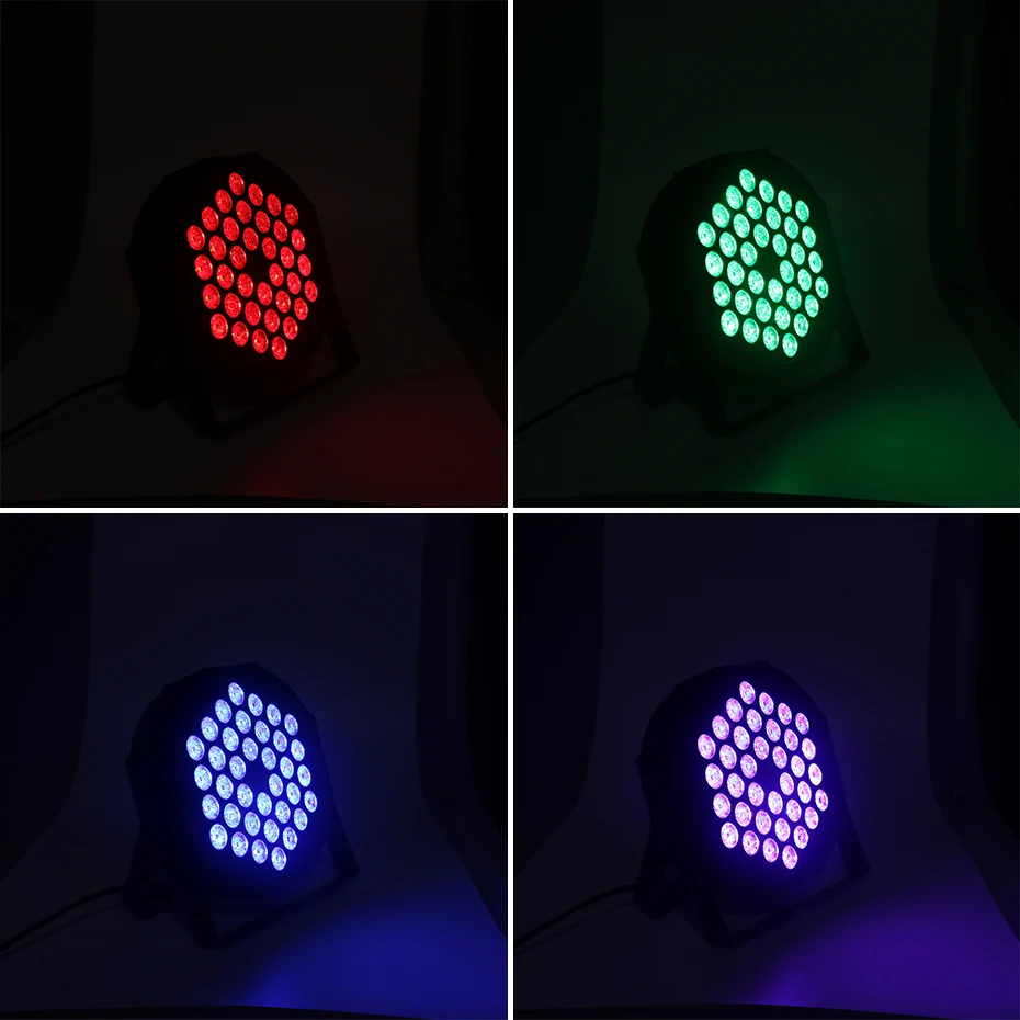 Stephanie 36 LED แบน PAR Lighting Effect RGBW 3IN1 DMX 512 DJ DISCO PARTY วันหยุดคริสต์มาสบาร์งานแต่งงานแสดงไฟ