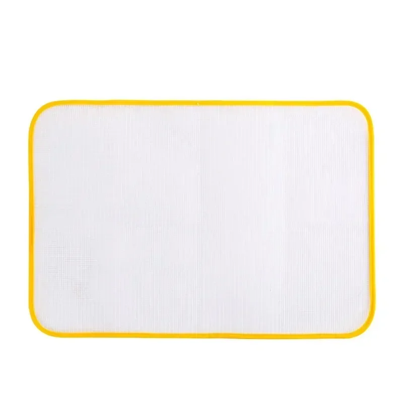 2pcs Cloth Protective Press Mesh Insulation Ironing Board Mat Cover Against Pressing Pad Mini Iron Random Colors