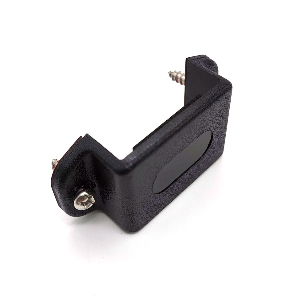 Soporte para walkie talkie, soporte de instalación firme de Radio bidireccional, soporte de mano con orificio para tornillo para coche/camión para barco
