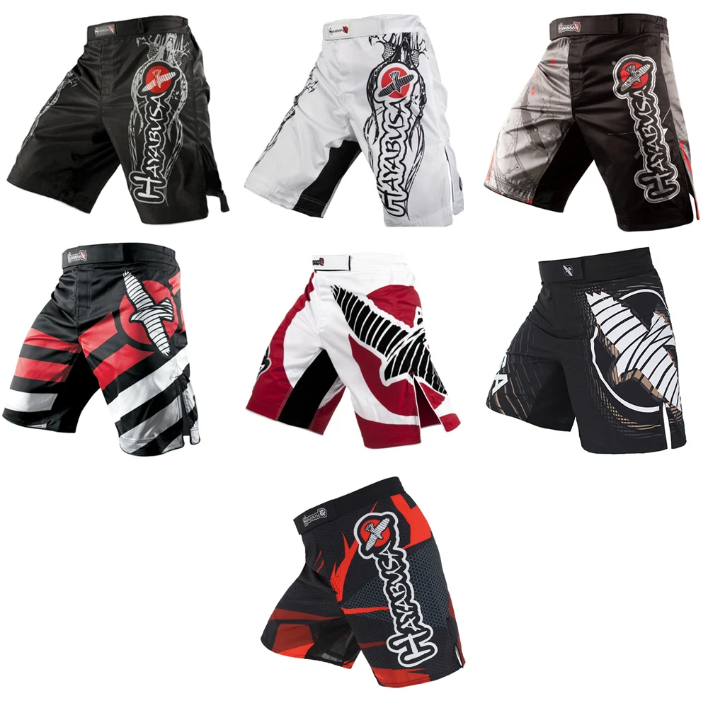 MMA dragón negro águila subtítulos deportes transpirable entrenamiento de boxeo mma corto kickboxing bixong pantalones cortos muay thai boxeo mma