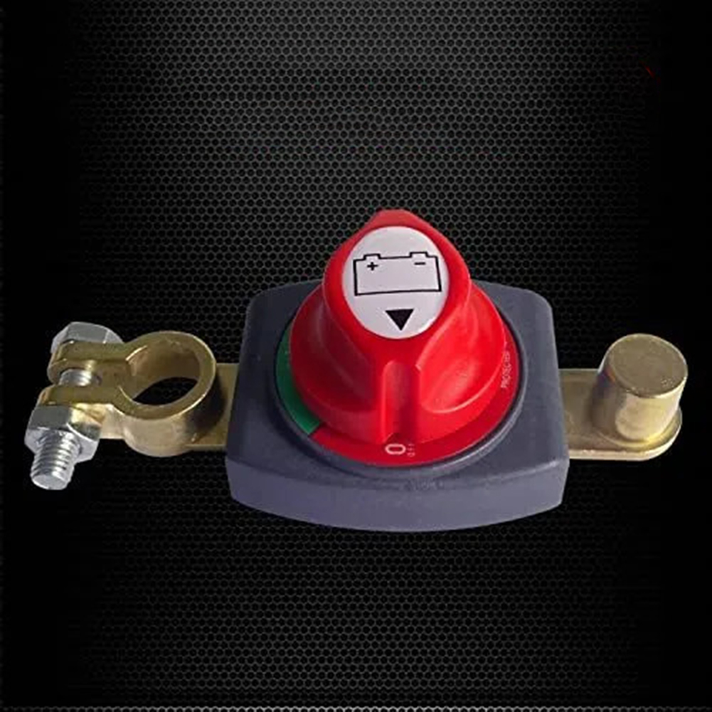 On/Off 275A Top Post Battery Disconnect Switch 12-48V Waterproof Heavy-Duty Marine Battery Switch For Car Vehicle RV And Boat