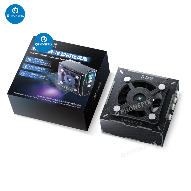 Qianli MEGA-IDEA Bộ, Taichi Turbo Quạt Làm Mát Cho Bo Mạch Chủ Tản Nhiệt UV Chữa Đèn Khói Hút dụng Cụ