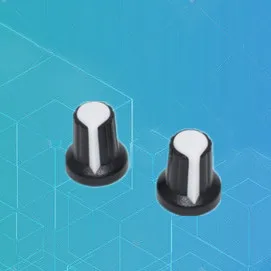 5 juegos WH148 1K 10K 20K 50K 100K 500K PLR 15mm resistencia de potenciómetro giratorio cónico lineal de 3 pines para Arduino con tapa blanca AG2