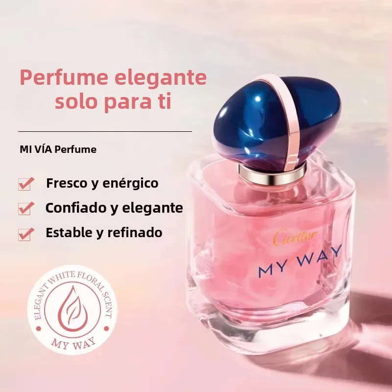 Perfume de marca My Way Flying Sand, fragancia de larga duración, Perfume de madera para mujer, 50ml