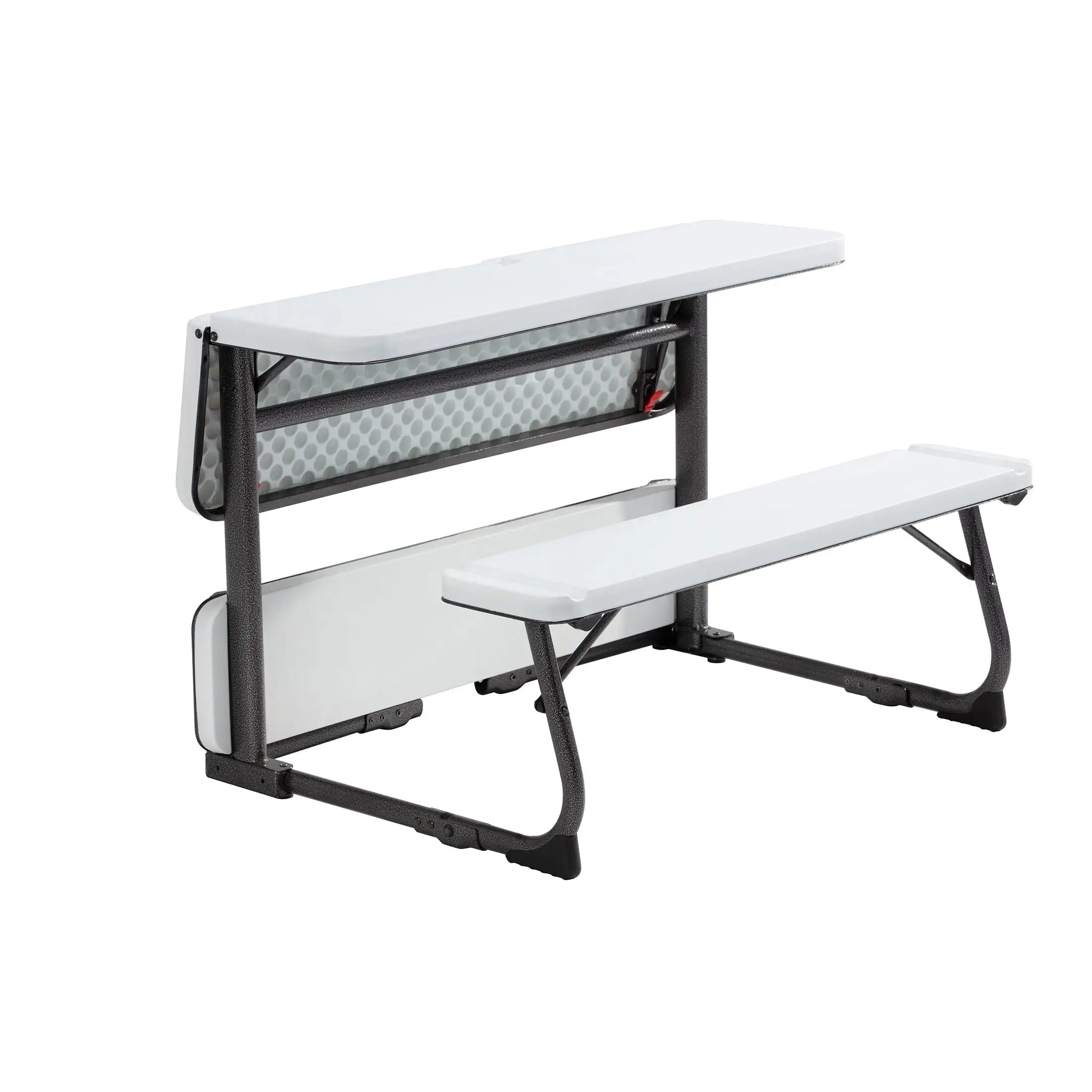 Your Zone Folding Kid's Picnic Activity Table for Ages 3-8, White