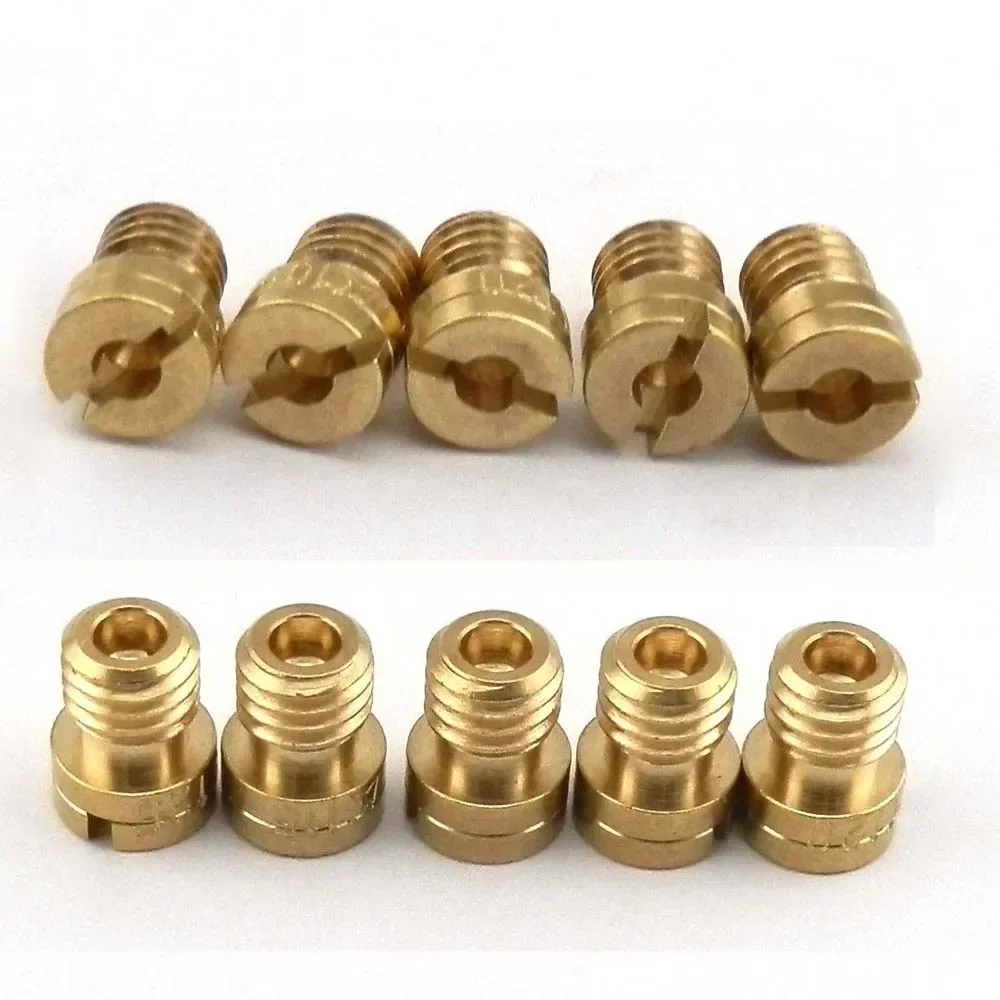 Gói 10 Chiếc M5 Chính Phản Lực 5Mm Cho Keihin OKO KOSO PWK Bộ Chế Hòa Khí 125cc 150cc CVK PZ27 PZ30 152QMI 157QMJ Kiêm Bật Lửa Xe Tay Ga Phần