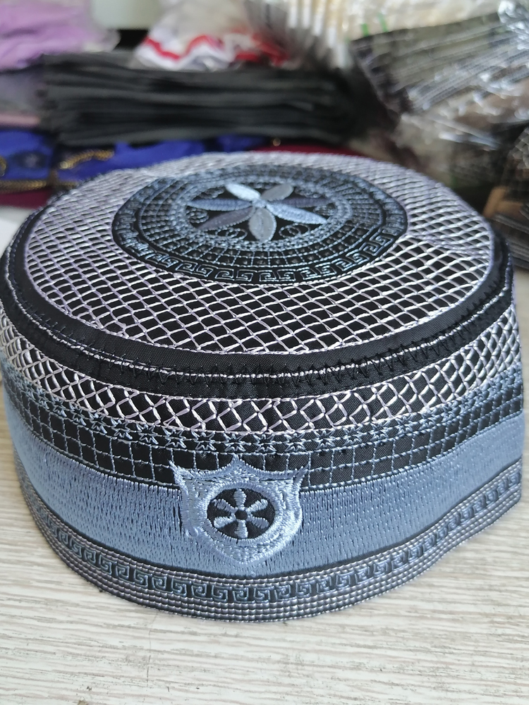 BOHOWAII Cầu Nguyện Nón Ropa Hombre Chapeau Musulman Homme Thêu Kufi Nón Kippah Do Thái Ả Rập Hồi Giáo Hồi Giáo Mũ Dành Cho Nam