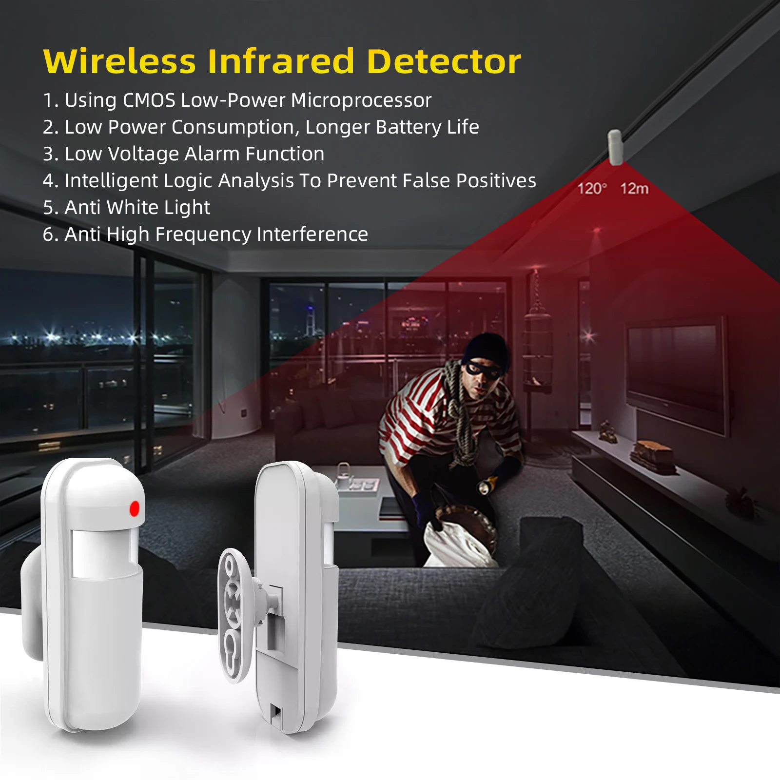 PGST Tuya ZigBee 433 МГц Smart Life Защита дома PIR Инфракрасный датчик движения Детектор для домашней сигнализации Система безопасности
