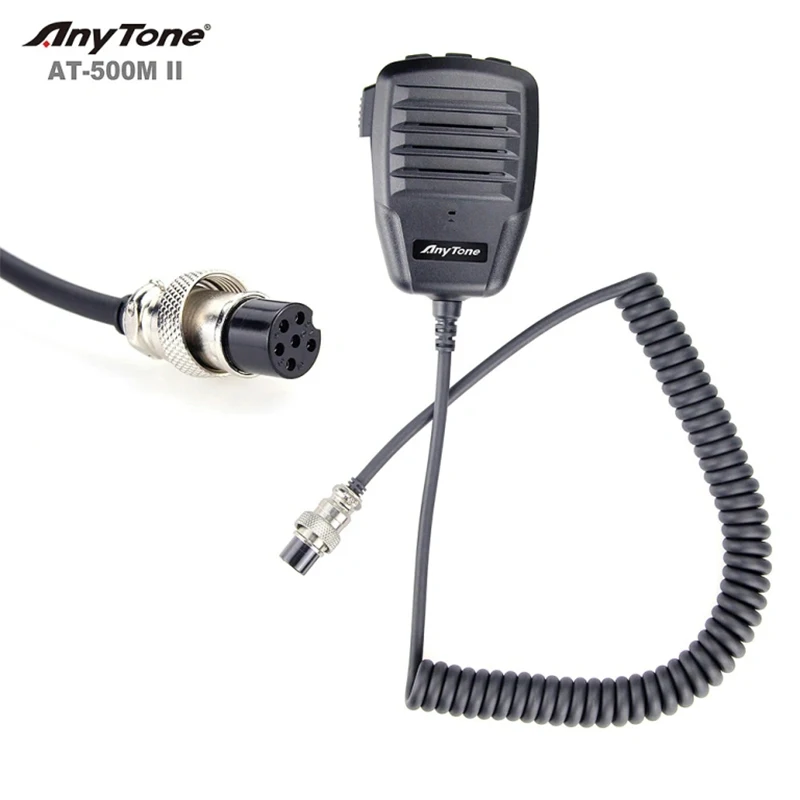 AnyTone AT-500M II NRC 4W CB Radio 26,965-27,405 MHz AM/FM RF/Mikrofonverstärkung mit VOX, CTCSS/DCS, Echo/RB/Key Beep, NB/ANL, Hi-Cut, WX