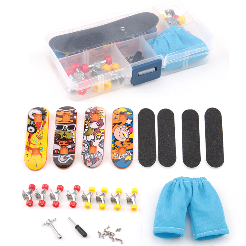 Dedo skate plástico mini dedo patinação placa deck mesa esporte jogo diy fingerboard skate presentes para adultos crianças