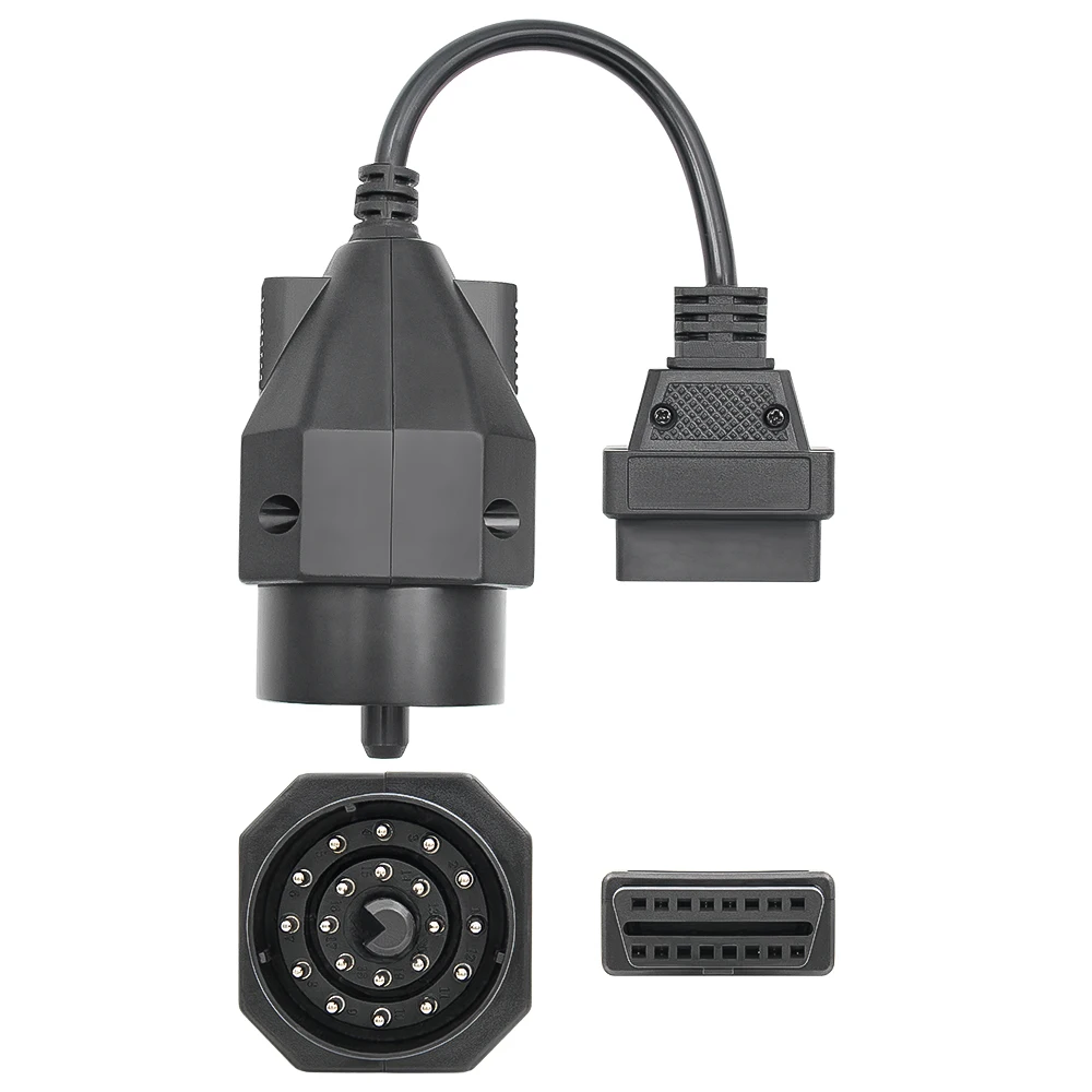 Para bmw obd para obd2 cabo adaptador 20pin para obdii 16 pinos conectar cabo conector fêmea para e36 e39 x5 z3 cabo obd 2 adaptador
