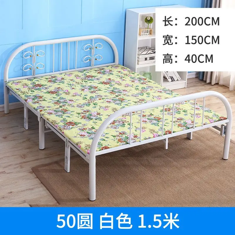 Cama plegable cómoda profesional para niños, muebles de dormitorio de acero y metal para el hogar y la escuela