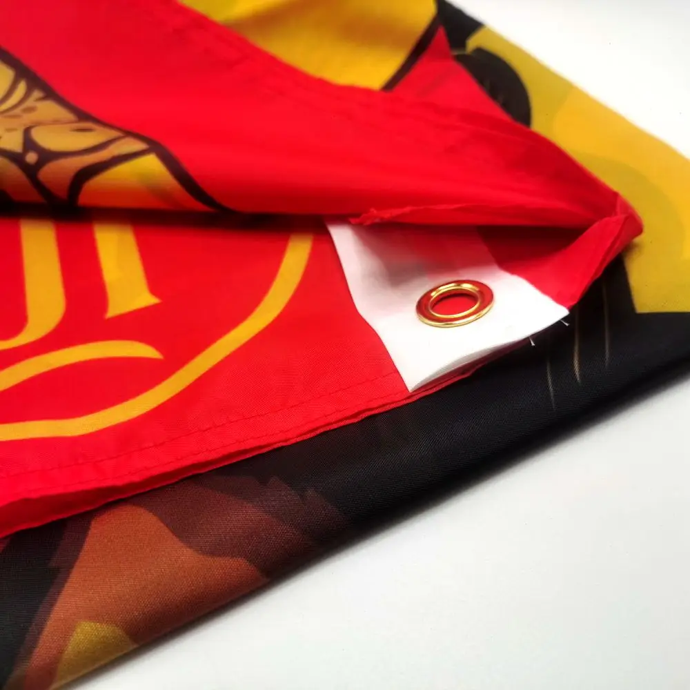 Bandera de Rusia Jesús Cristo religión fe bandera de cara bandera de poliéster para decoración