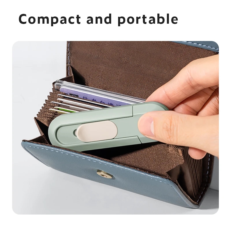 NUSIGN Portable Mini Paper Cutter Quality Artwork Knife Automatic Rebound Box Opener Pocket Cutter For Office School Supplies